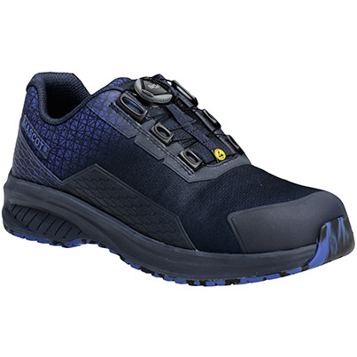 MASCOT FOOTWEAR ACCELERATE F1501 Navy/Azure Blue Narrow-Fit BOA S3S Safety Trainers