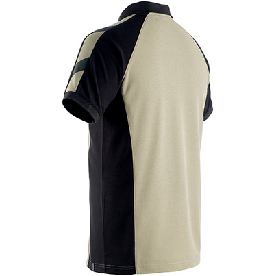 MASCOT UNIQUE Bottrop Men�s Khaki/Black Polo Shirt M