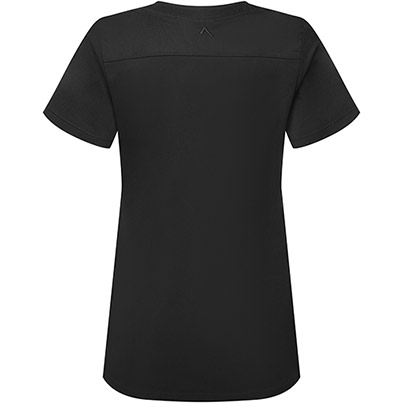 Alsico NVF1 Womenis Black V-Neck Scrub Tunic
