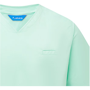 Alsico NVU1 Unisex Eau De Nil V-Neck Scrub Tunic