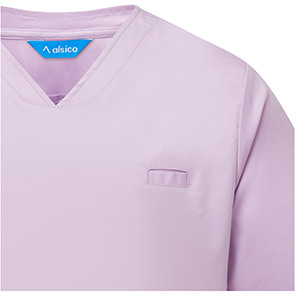 Alsico NVU1 Unisex Lilac V-Neck Scrub Tunic