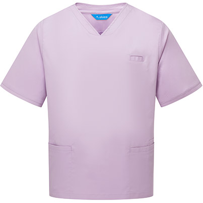 Alsico NVU1 Unisex Lilac V-Neck Scrub Tunic