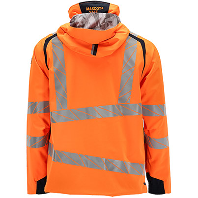 MASCOT ACCELERATE SAFE 19001 Navy/Orange Hi-Vis Outer Shell Jacket