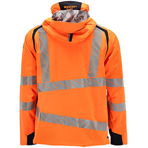 MASCOT ACCELERATE SAFE 19001 Navy/Orange Hi-Vis Outer Shell Jacket