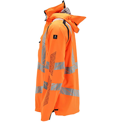 MASCOT ACCELERATE SAFE 19001 Navy/Orange Hi-Vis Outer Shell Jacket