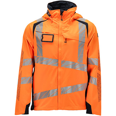 MASCOT ACCELERATE SAFE 19001 Navy/Orange Hi-Vis Outer Shell Jacket