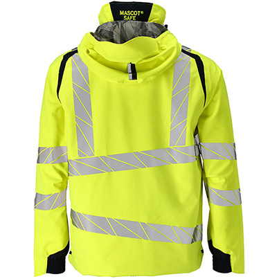 MASCOT ACCELERATE SAFE 19001 Navy/Yellow Hi-Vis Outer Shell Jacket