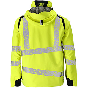 MASCOT ACCELERATE SAFE 19001 Navy/Yellow Hi-Vis Outer Shell Jacket