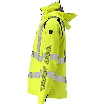 MASCOT ACCELERATE SAFE 19001 Navy/Yellow Hi-Vis Outer Shell Jacket