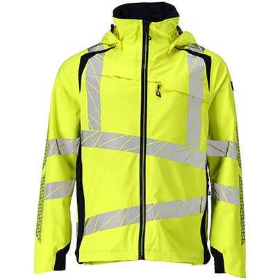 MASCOT ACCELERATE SAFE 19001 Navy/Yellow Hi-Vis Outer Shell Jacket