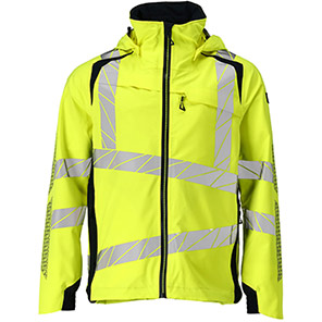 MASCOT ACCELERATE SAFE 19001 Navy/Yellow Hi-Vis Outer Shell Jacket XL