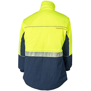 Flexitog Goldfreeze Hi-Glo 25 Performance Yellow/Navy Coldstore Jacket