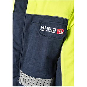 Flexitog Goldfreeze Hi-Glo 25 Performance Yellow/Navy Coldstore Jacket