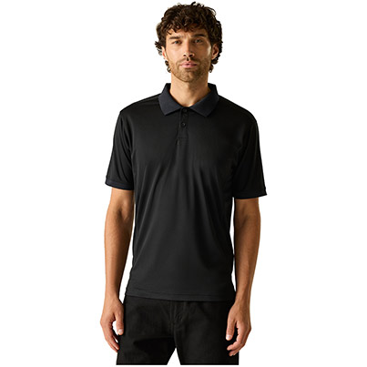 Regatta Recycle.Me TRS331 Black Polo Shirt