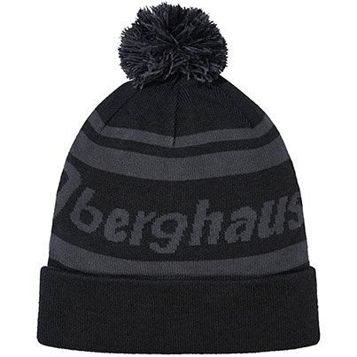 Berghaus Carbon Black Pom Beanie Hat