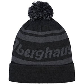Berghaus Carbon Black Pom Beanie Hat