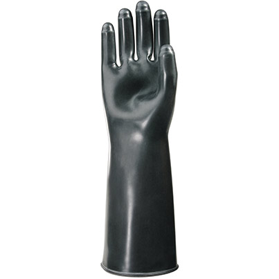 KCL Butoject 898 Black Butyl Rubber Antistatic Chemical-Resistant Gloves