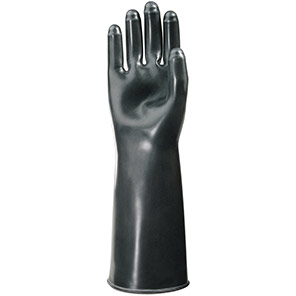 KCL Butoject 898 Black Butyl Rubber Antistatic Chemical-Resistant Gloves