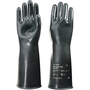 KCL Butoject 898 Black Butyl Rubber Antistatic Chemical-Resistant Gloves
