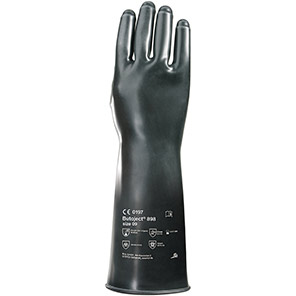 KCL Butoject 898 Black Butyl Rubber Antistatic Chemical-Resistant Gloves 11
