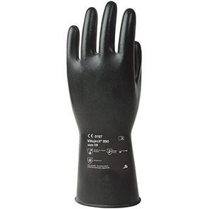 KCL VitoJect 890 Black Chemical-Resistant Gloves 11