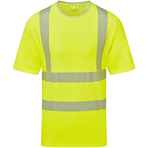 PULSAR LIFE LFE934NB Yellow Hi-Vis T-Shirt 4XL