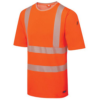 PULSAR LIFE LFE934NB Orange Hi-Vis T-Shirt