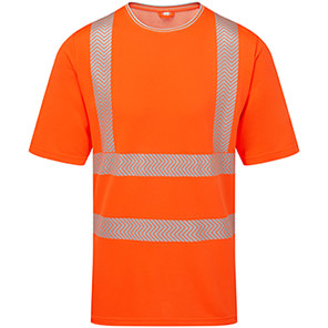 PULSAR LIFE LFE934NB Orange Hi-Vis T-Shirt 4XL