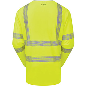 PULSAR LIFE LFE935NB Yellow Hi-Vis Long-Sleeve T-Shirt
