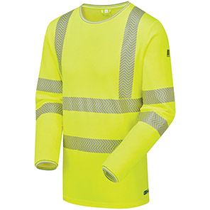 PULSAR LIFE LFE935NB Yellow Hi-Vis Long-Sleeve T-Shirt