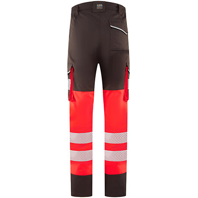 Leo Winswell Women’s Red/Grey Hi-Vis Trousers