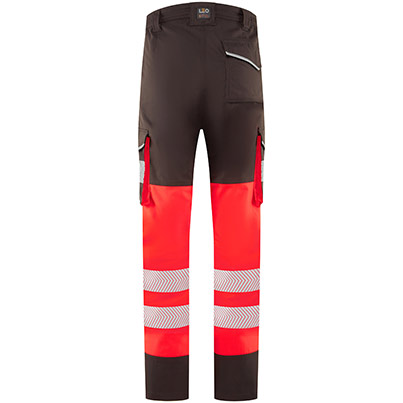 Leo Winswell Women’s Red/Grey Hi-Vis Trousers