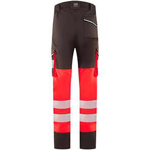 Leo Winswell Women’s Red/Grey Hi-Vis Trousers