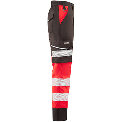 Leo Winswell Women’s Red/Grey Hi-Vis Trousers