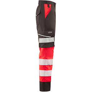 Leo Winswell Women’s Red/Grey Hi-Vis Trousers