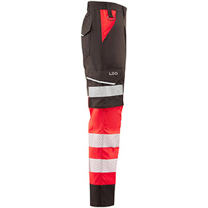 Leo Winswell Women’s Red/Grey Hi-Vis Trousers