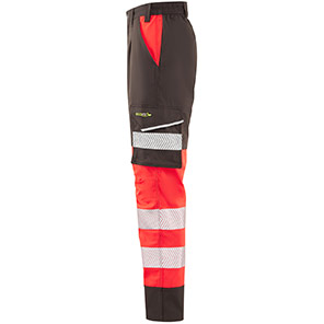 Leo Winswell Women’s Red/Grey Hi-Vis Trousers