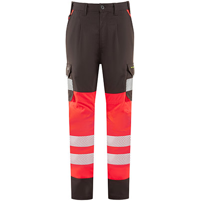 Leo Winswell Women’s Red/Grey Hi-Vis Trousers