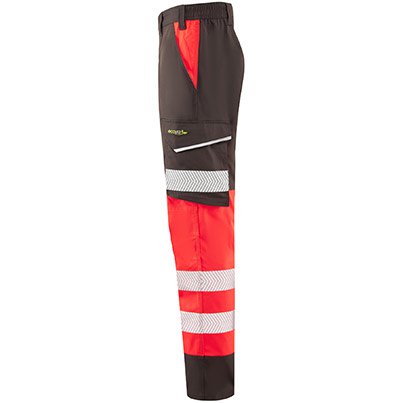Leo Winsford Hi-Vis Red/Grey Trousers