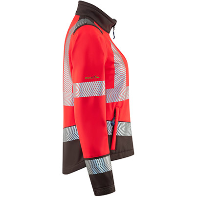 Leo Pennywell Women's Red/Grey Hi-Vis Softshell Jacket