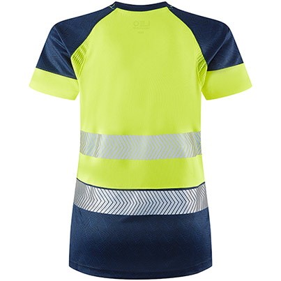 Leo Lorna Women’s Yellow/Navy Hi-Vis T-Shirt