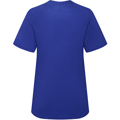 Alsico NLN1 Womenis Royal Blue Notch-Neck Tunic