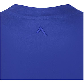 Alsico NLN1 Womenis Royal Blue Notch-Neck Tunic