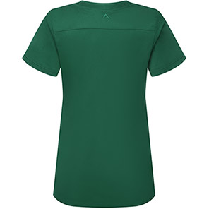 Alsico NVF1 Women�s Bottle Green V-Neck Scrub Tunic