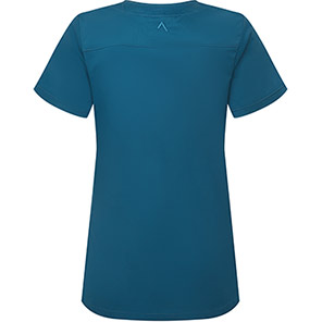 Alsico NVF1 Women�s Caribbean Blue V-Neck Scrub Tunic