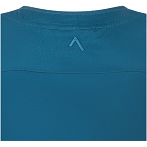 Alsico NVF1 Women�s Caribbean Blue V-Neck Scrub Tunic