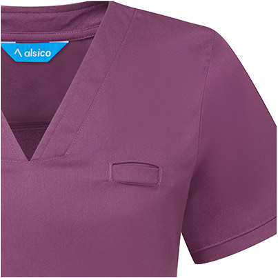 Alsico NVF1 Women�s Dusk V-Neck Scrub Tunic