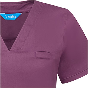 Alsico NVF1 Women�s Dusk V-Neck Scrub Tunic