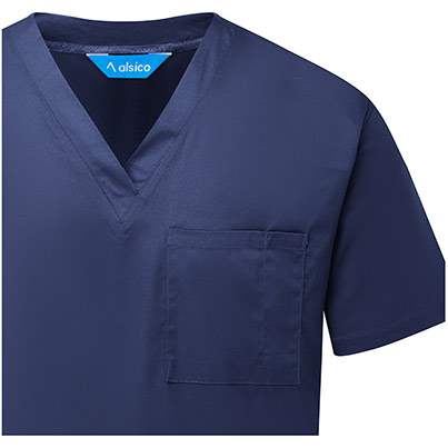 Alsico NCS1 Unisex Navy Scrub Tunic