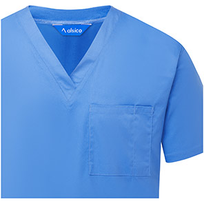 Alsico NCS1 Unisex Hospital Blue Scrub Tunic